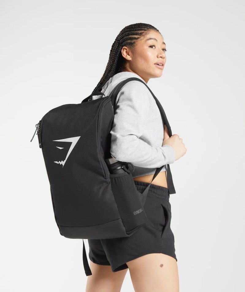 Gymshark Sharkhead Backpacks Black | NZ 1SZHUB